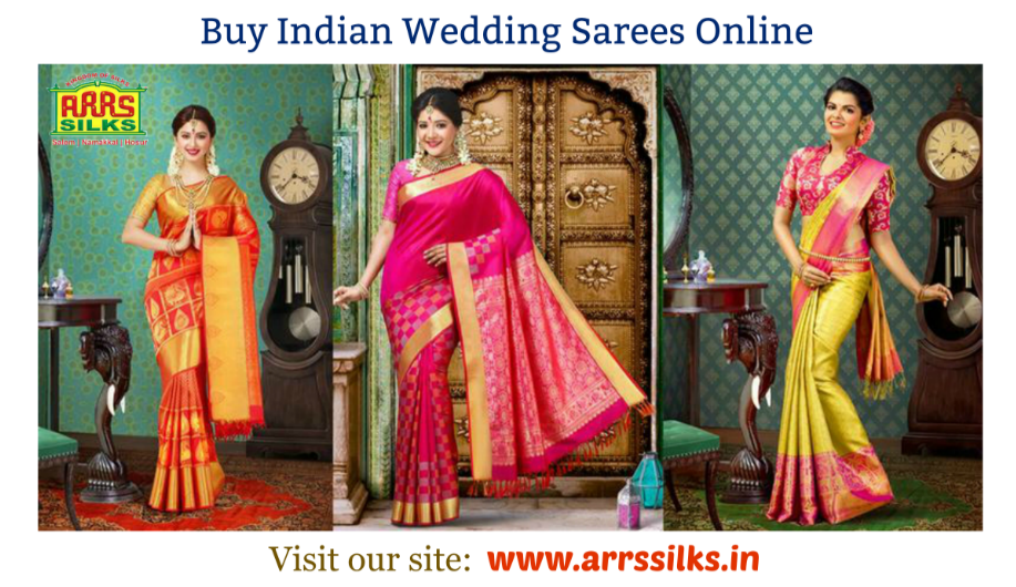 Buy Indian Wedding Sarees Online