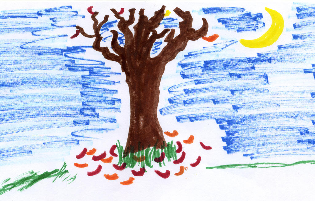 Bare Tree (markers)