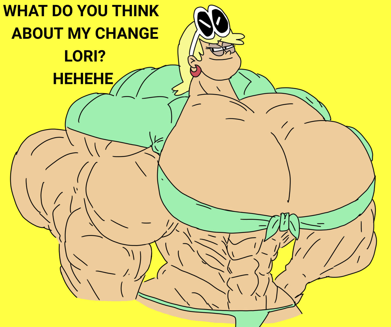 Leni loud Fmg MuscleGirl