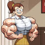 Luan Loud Fmg MuscleGirl