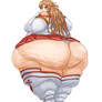 Asuna Yuuki Fat Belly
