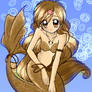 Brown Pearl Mermaid Princess