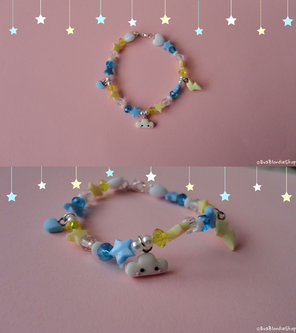 Cloudy Weather Charm Bracelet