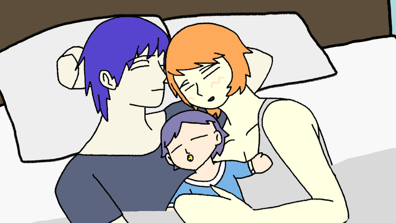 Minato and Yukari Sleep