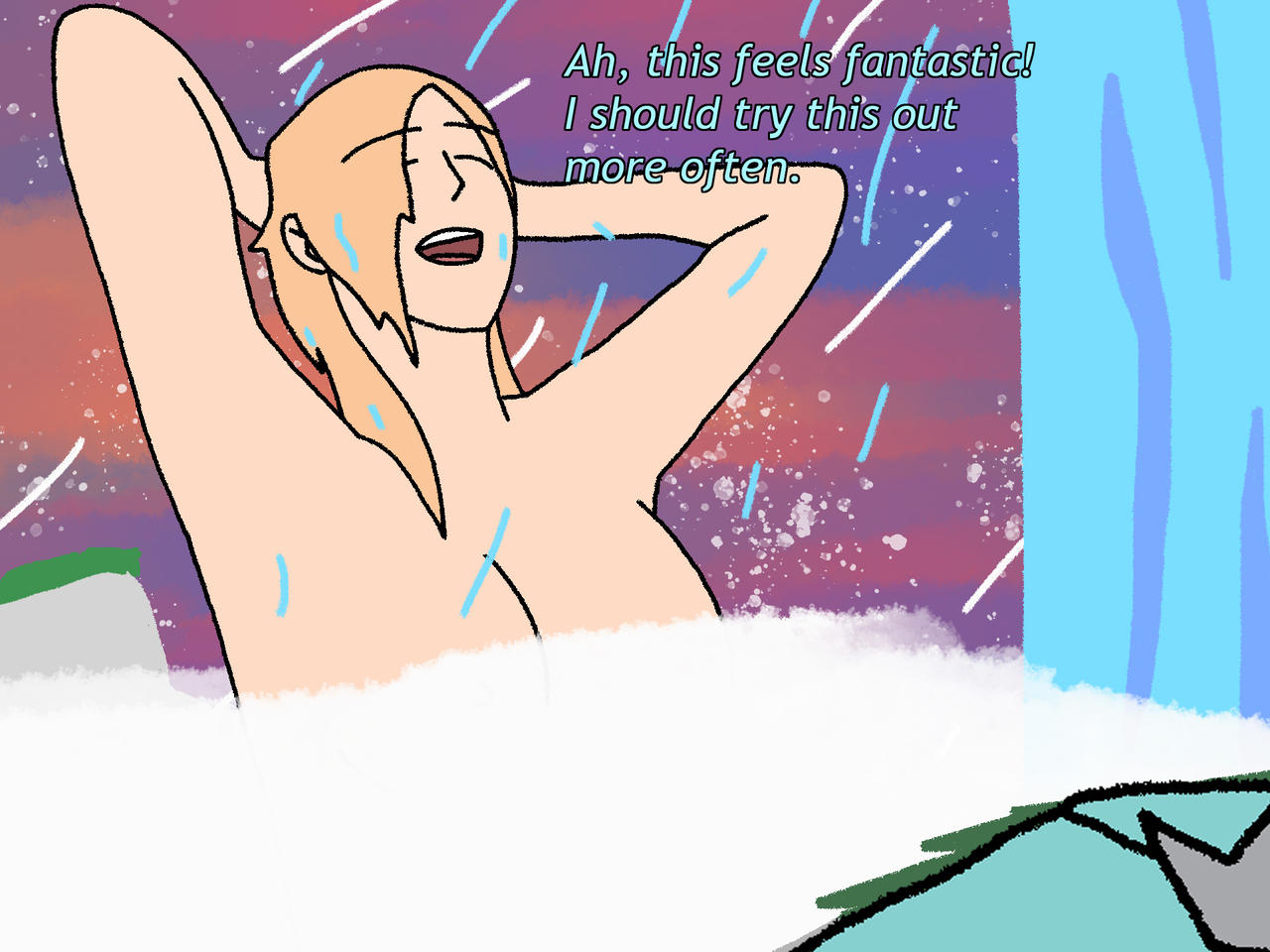 Showering Among The Stars