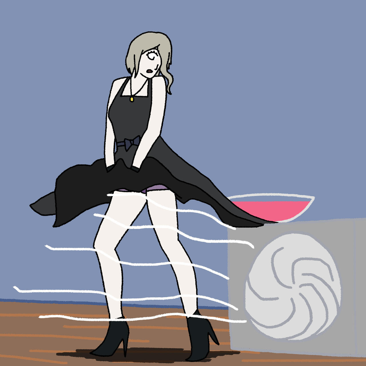 Kirumi Caught in the Wind