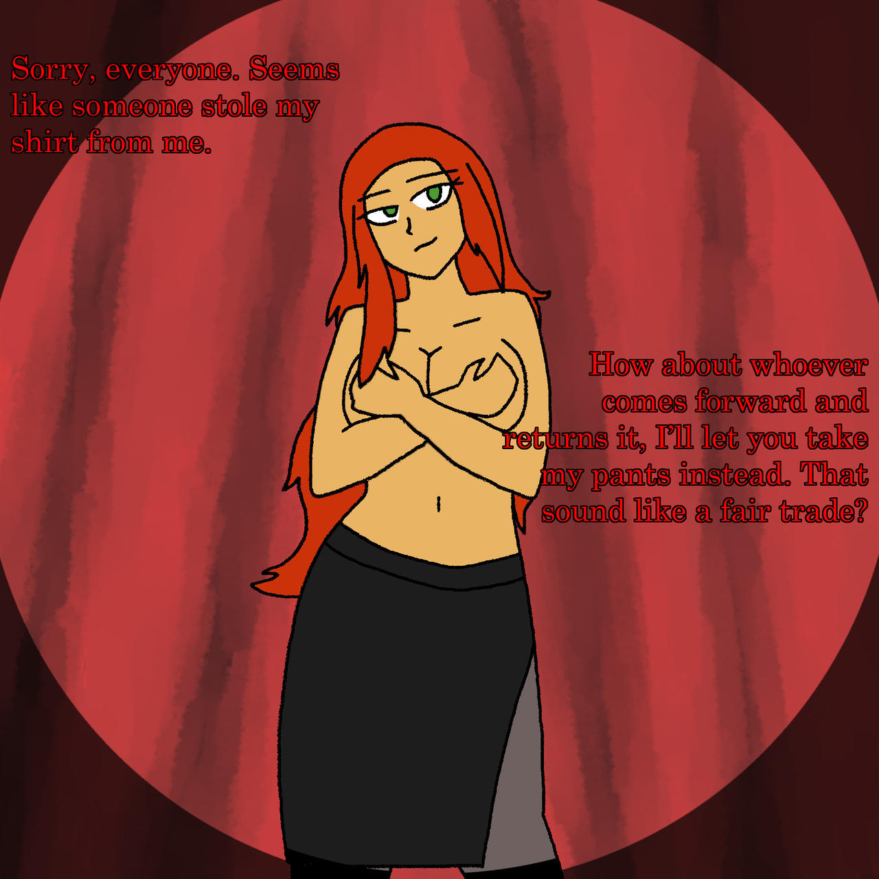 Heather's Topless Plea