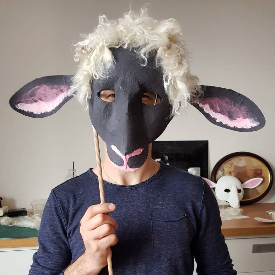 Sheep Mask Chapter The Black Sheep mask by sherwin-prague on DeviantArt