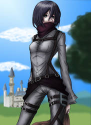 Mikasa Ackerman Colouring