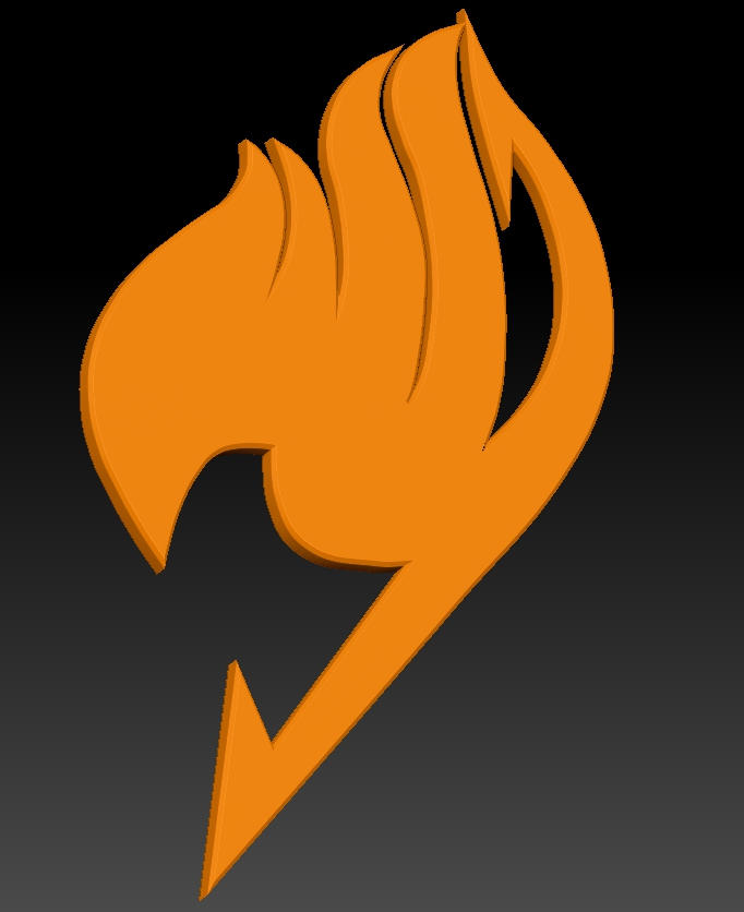 3d Model Of The Fairy Tail Symbol By Rebornbeatz On Deviantart