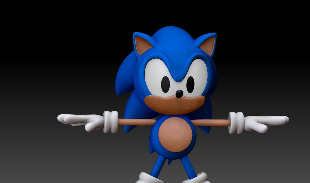 Classic Sonic Render by RebornBeatz on DeviantArt