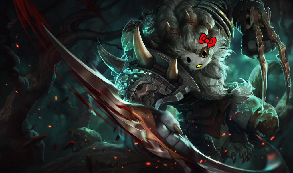 Hello Kitty Rengar by Kingshorse on DeviantArt