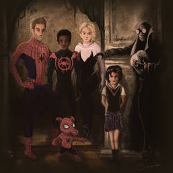 Spider Verse Family Portrait