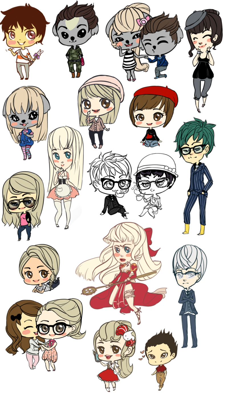 2011.08.14 - tiny chibis batch