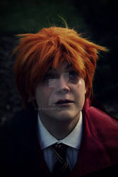 George Weasley crying