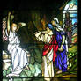 Stained Glass with Angel