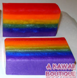 Rainbow Pride Handmade Soap