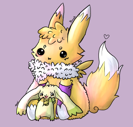 renamon and terriermon