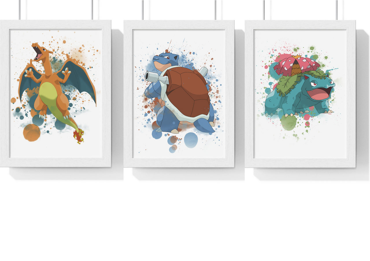 Multiple pokemon posters by Epicureann on DeviantArt