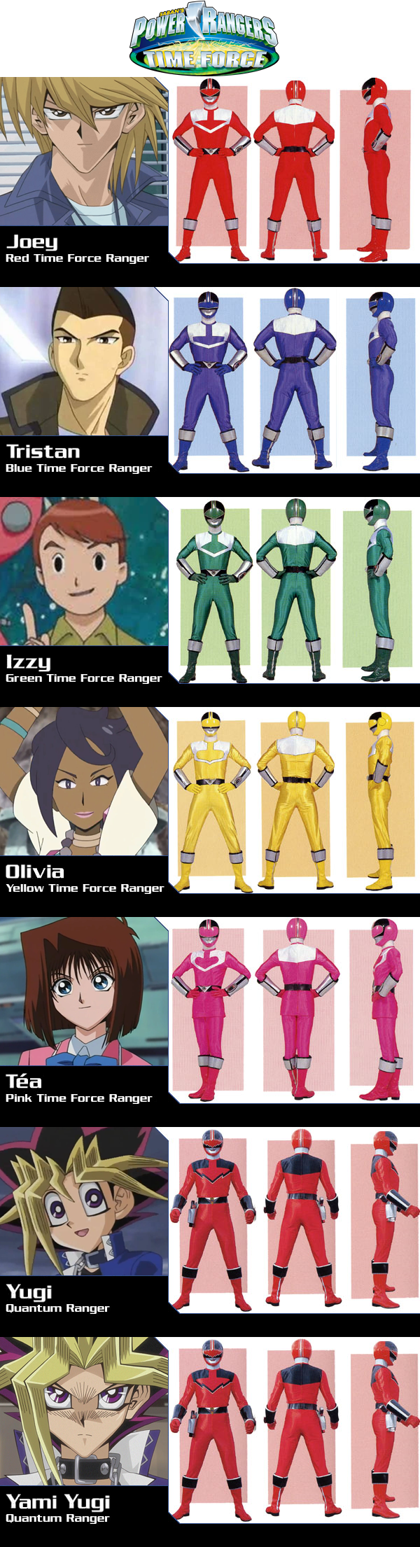Anime Power Rangers Time Force by alltime23 on DeviantArt