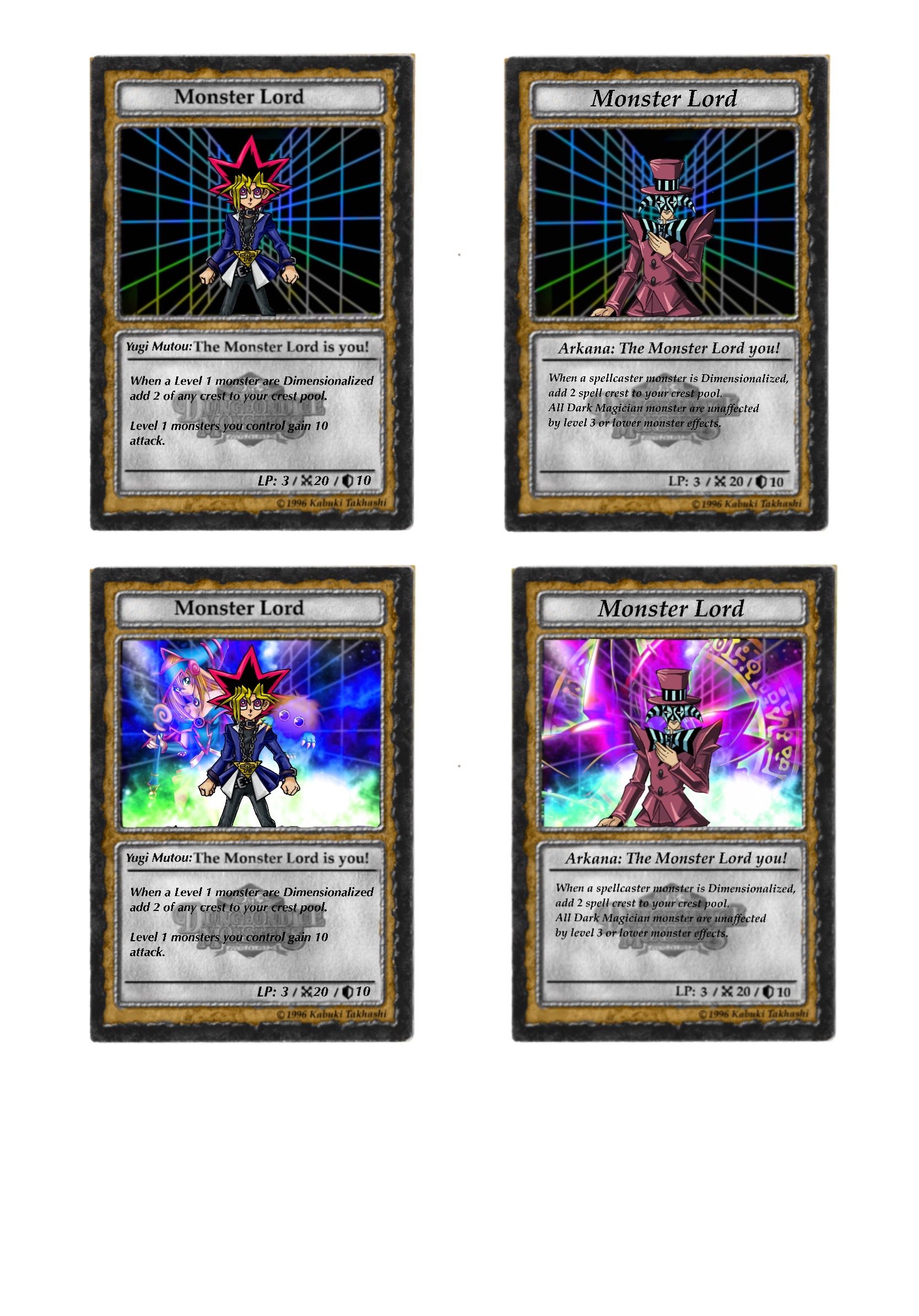 Yugioh DDM card monsters lords by BordlineInsane on DeviantArt