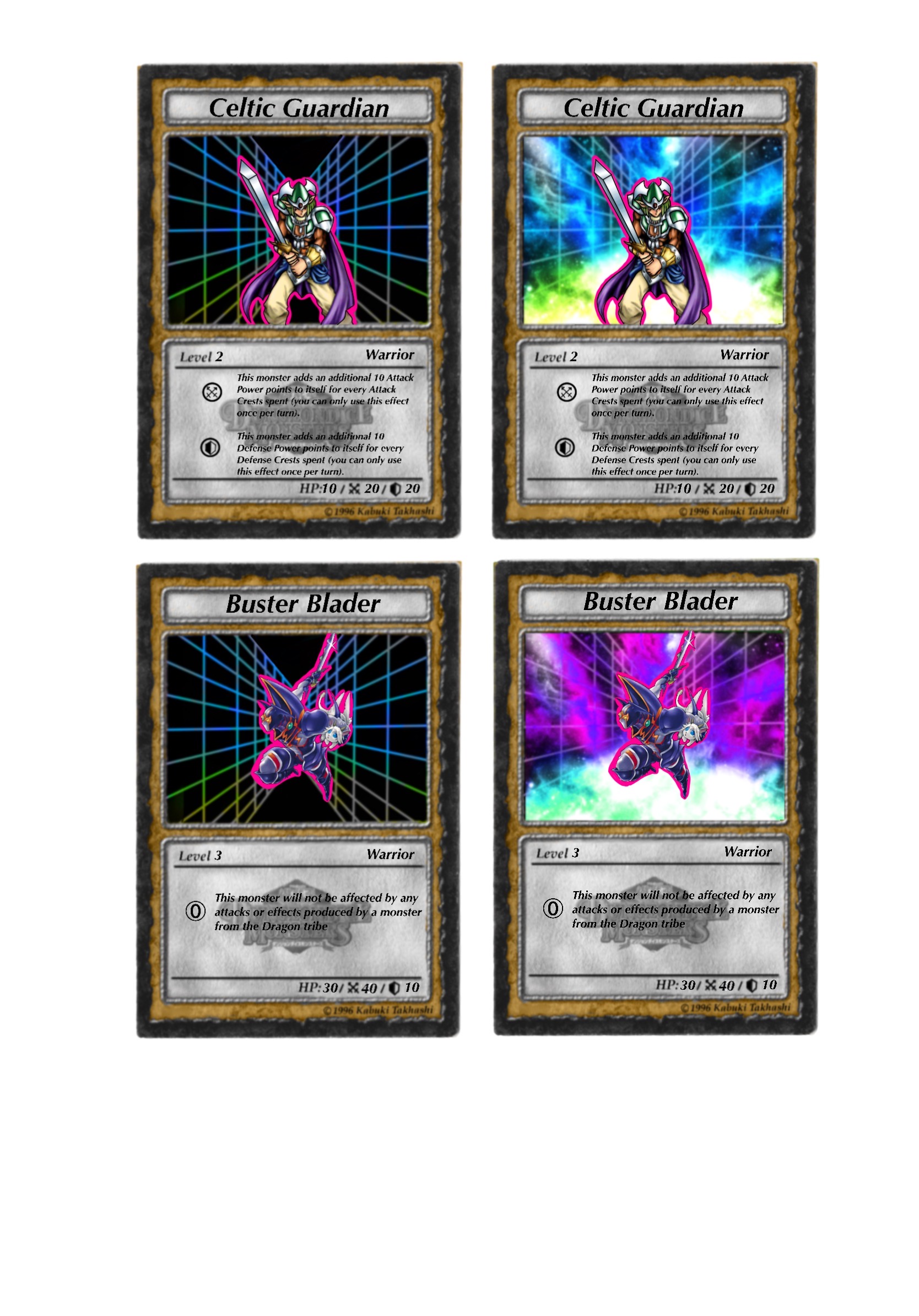 Yugioh DDM cards C.B. and B.B. by BordlineInsane on DeviantArt