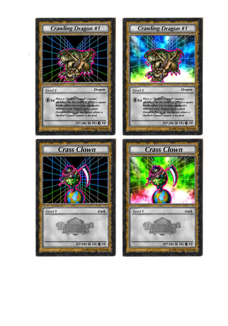 Yugioh DDM cards C.D.#1 and Cr.Cl. by BordlineInsane on DeviantArt