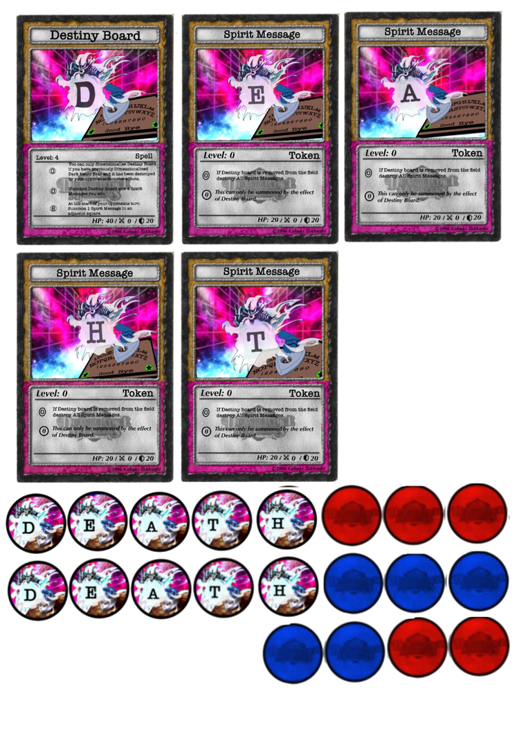 Yugioh DDM Cards Destiny Bord card and coin by BordlineInsane on DeviantArt