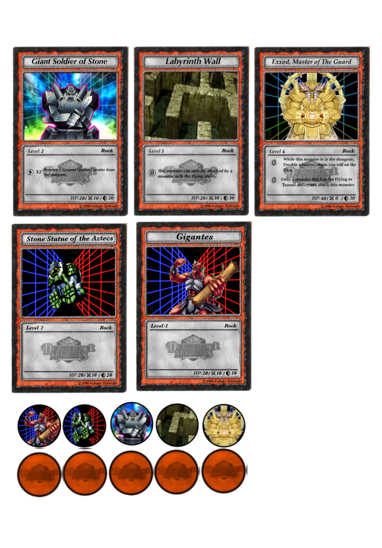 Yugioh DDM cards Rock tribe page 1 by BordlineInsane on DeviantArt