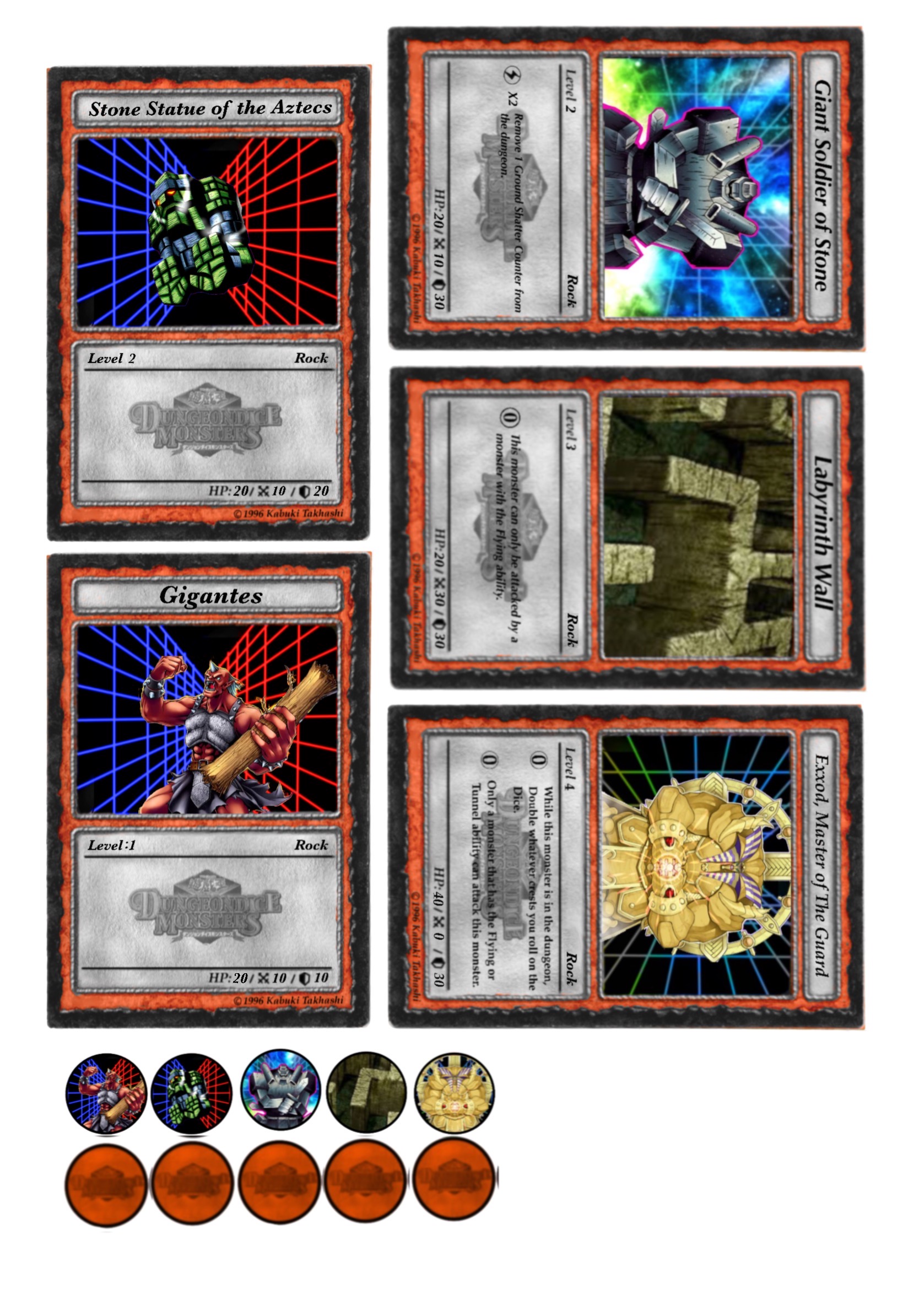 Yugioh DDM cards Rock tribe page 1 by BordlineInsane on DeviantArt