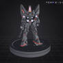 AI generated 3-D Gundam assembled models