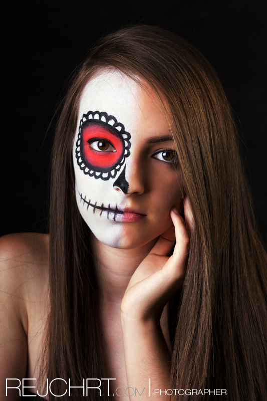 Sugar skull makeup