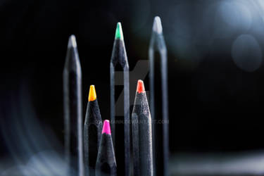 Black crayons