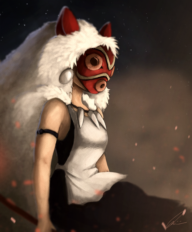 Mononoke Hime by quinniebe