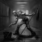 Ghoul Janitor by TeroPorthan