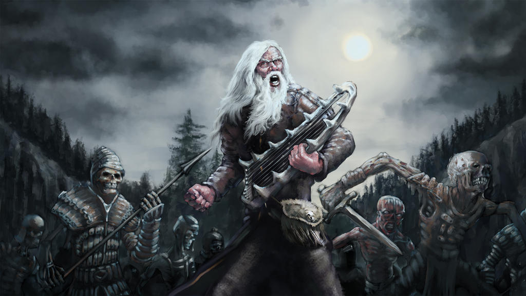 Shaman with Army of the Dead by TeroPorthan