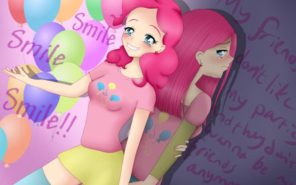 Pinkamina and Pinkie Pie 