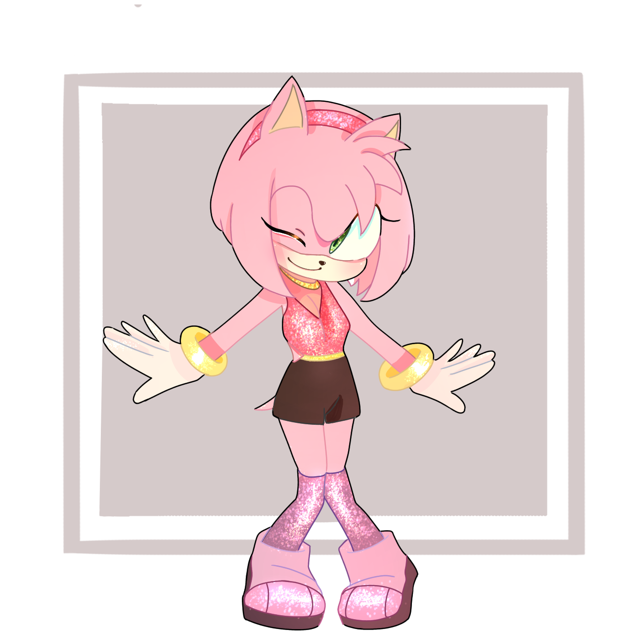 Amy rose party by softhele on DeviantArt