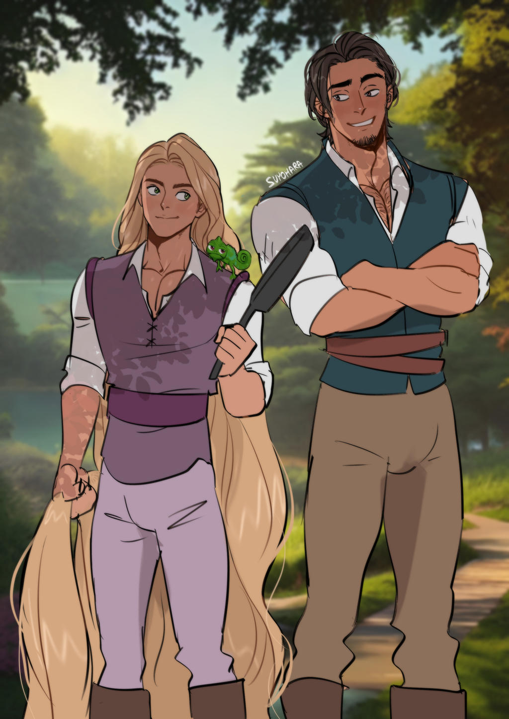 genderbend rapunzel by Suyohara on DeviantArt