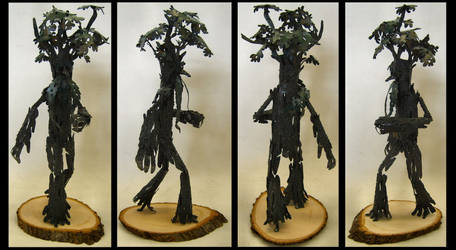 Walking, Beard-Twirl Tree Man