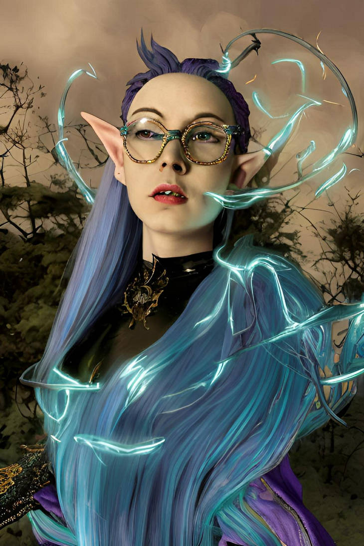 Elf Spectre Elf in spectral dragon armor morph 4 by fawsums on DeviantArt