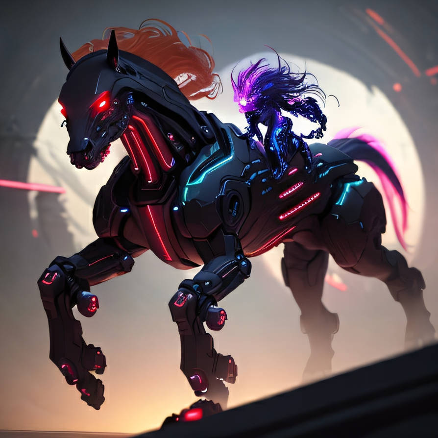 Mecha Horse Go by fawsums on DeviantArt
