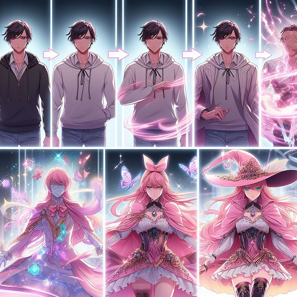 Magical girl transformation 1 by fawsums on DeviantArt