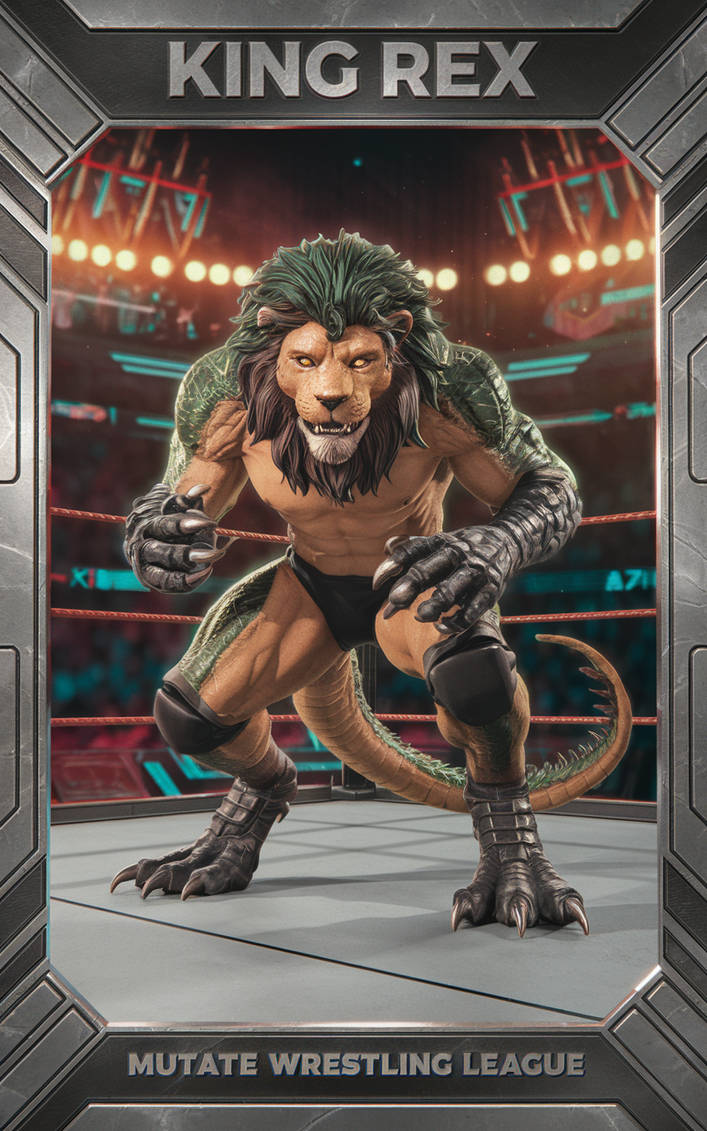 Rex Rise Mutate Wrestling League: The Rise of King Rex by fawsums on DeviantArt
