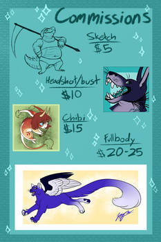New Commission Prices!!