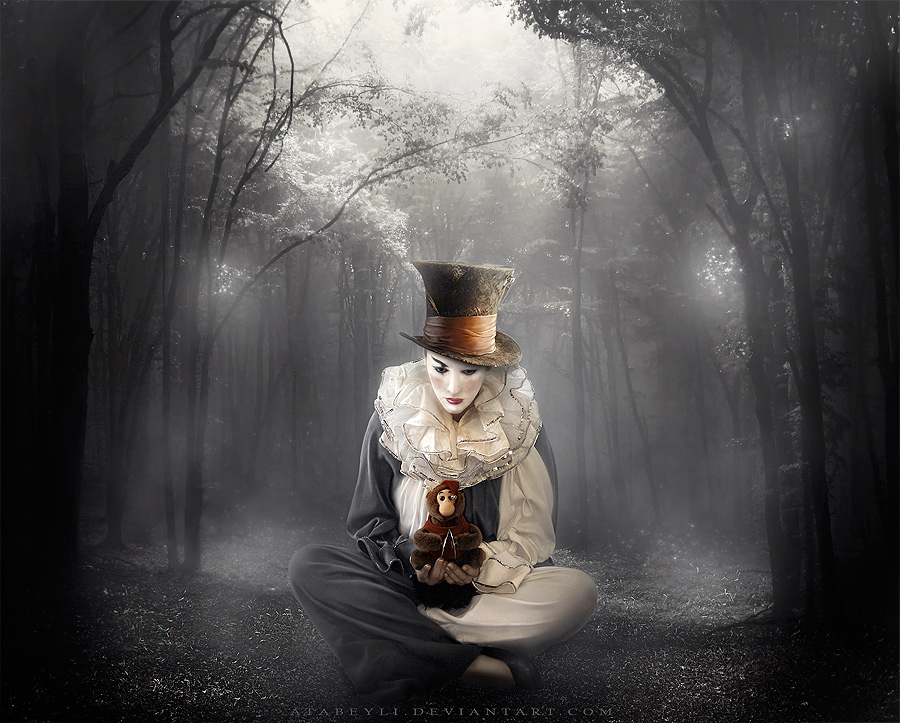 Sad clown by Atabeyli on DeviantArt Sad clown by Atabeyli on DeviantArt