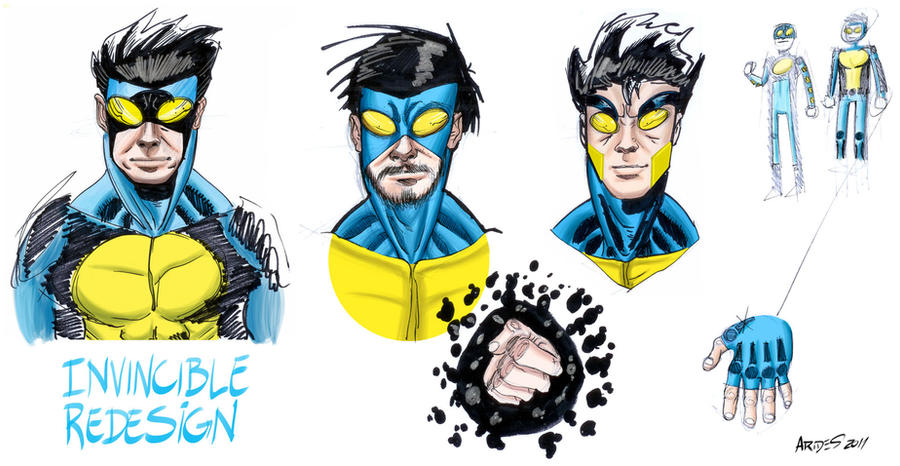 Invincible Shading Rework Invincible Redesign by aridez on DeviantArt