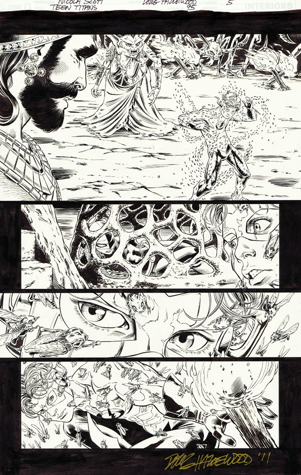 TEEN TITAN #95 Pg 5 - KID FLASH Gets Bugged!