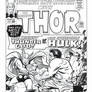 JOURNEY INTO MYSTERY #112 Thor vs Hulk RECREATION