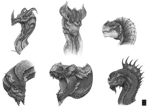 Dragon heads